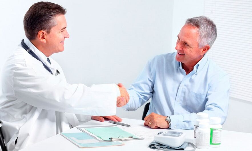 Consulta especializada con prostatitis